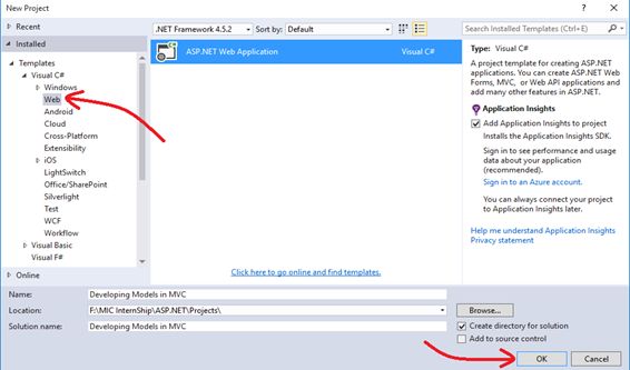 Create a new project